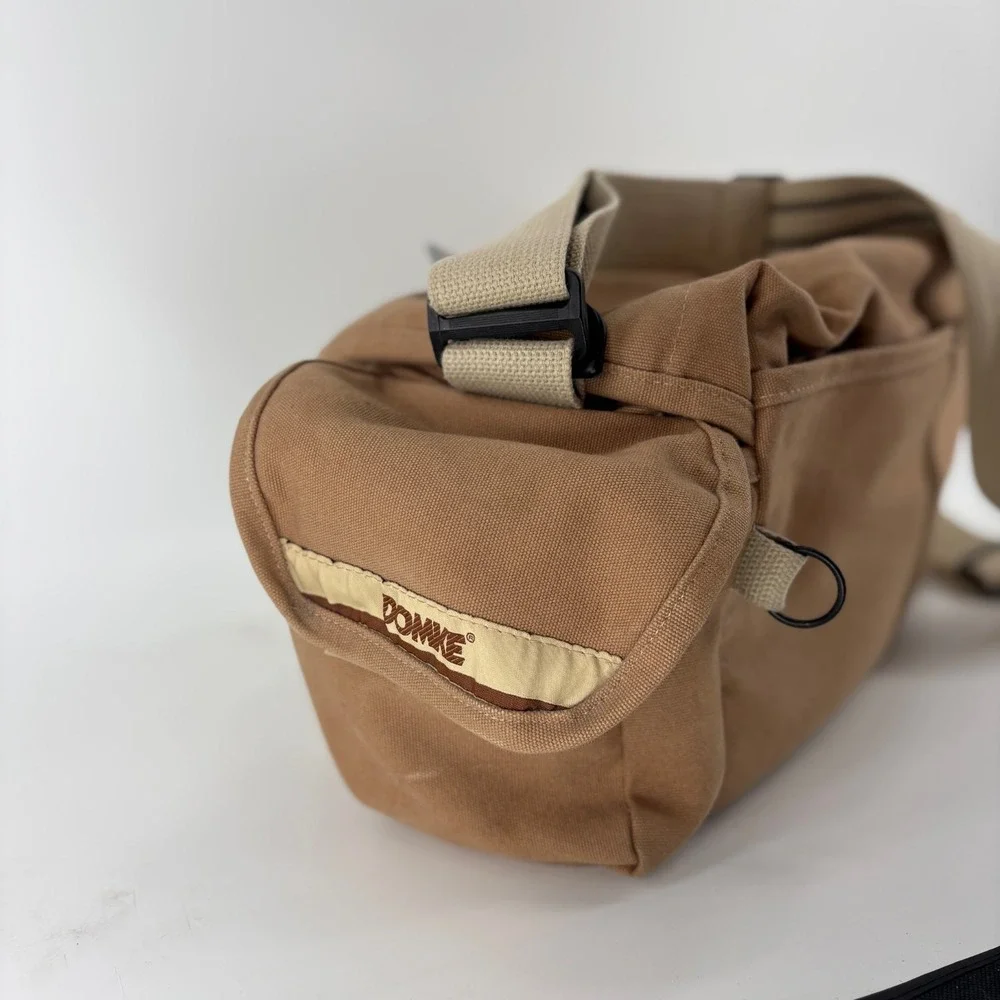 Domke F-2 Original Camera Bag Canvas Made in USA Padded Insert Shoulder Brown